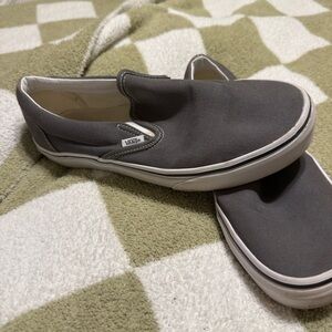 Vans Gray Slip-On Women’s Shoes